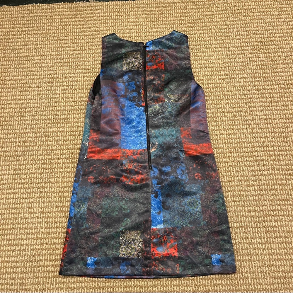 Alice + Olivia Clyde A-Line Shift Patchwork Dress… - image 8